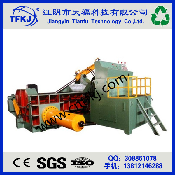 Y81F-2500翻包型廢鐵壓塊機(jī)